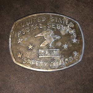 Postal service belt buckle